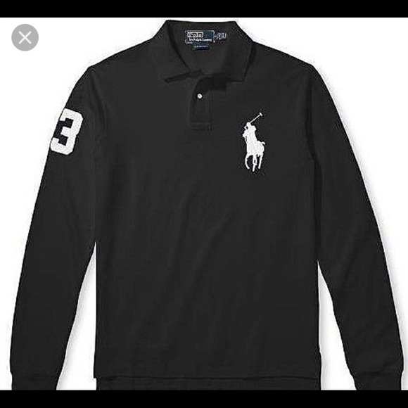 ralph lauren long sleeve polo big pony